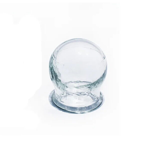 Glass vacuum massage cups - 1 pc